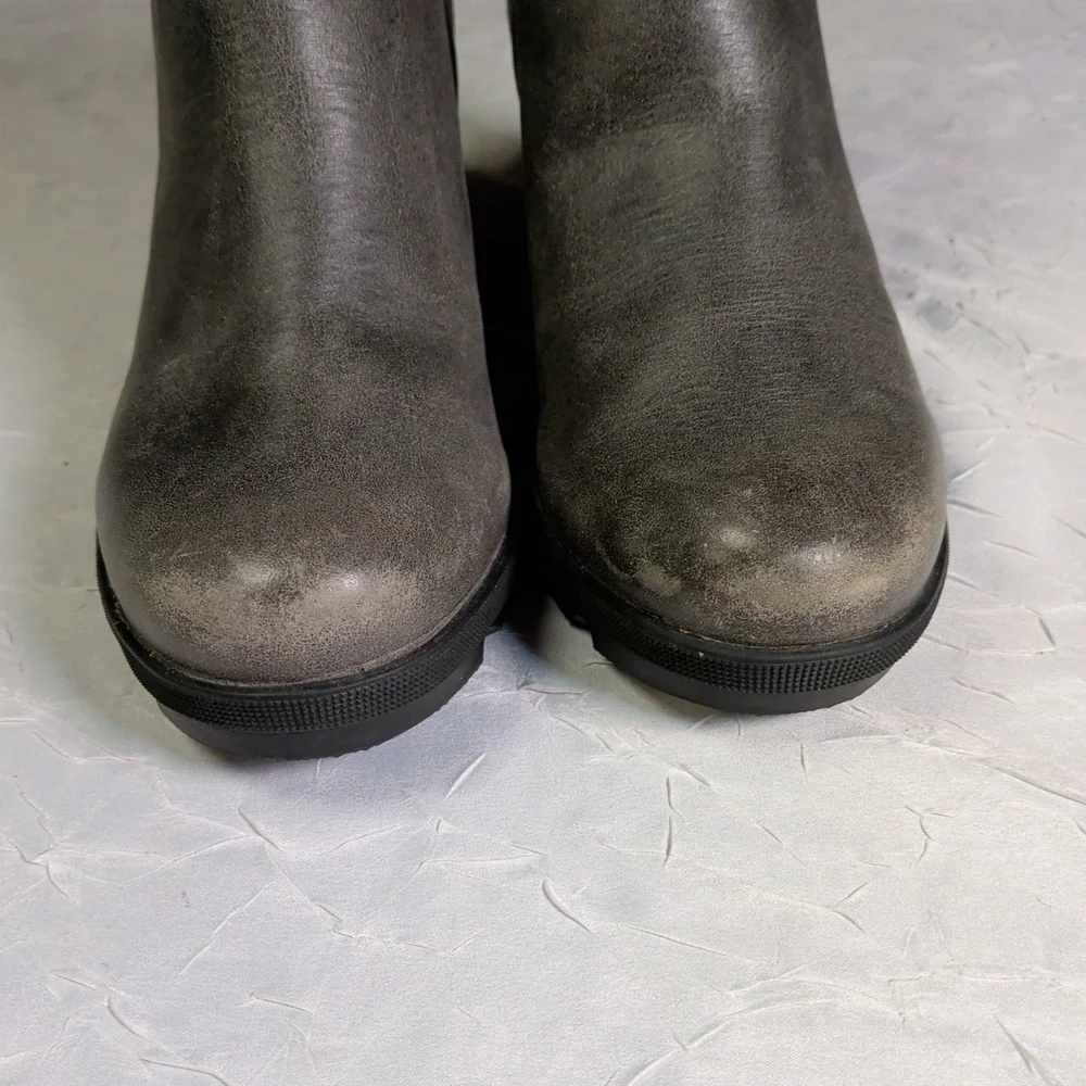 Sorel Womens Joan of Arctic II Wedge Boots Womens Size 7.5 Waterproof Gray Boho